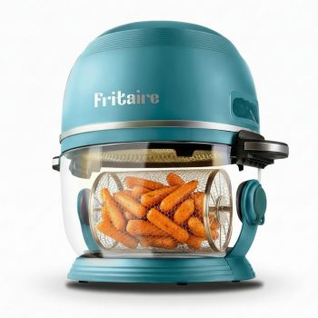 Fritaire giftfri og selvrensende airfryer - grøn