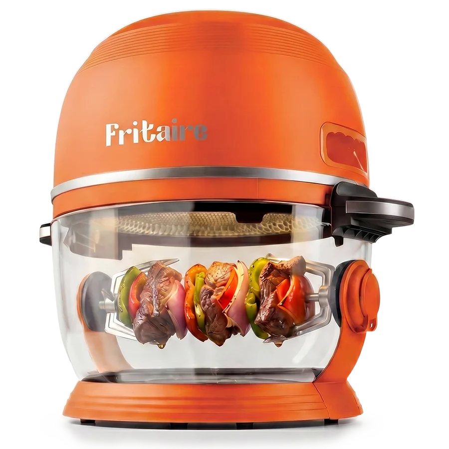 Fritaire luftfryser, orange