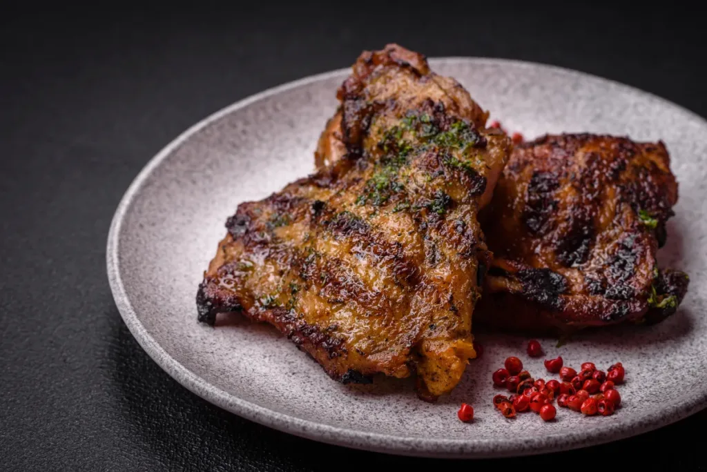 Kød tilberedt i Fritaire